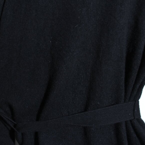 J. Crew 100% Cashmere Relaxed-Fit Open Cardigan Sweater Belted Size Medium Large - Picture 13 of 16